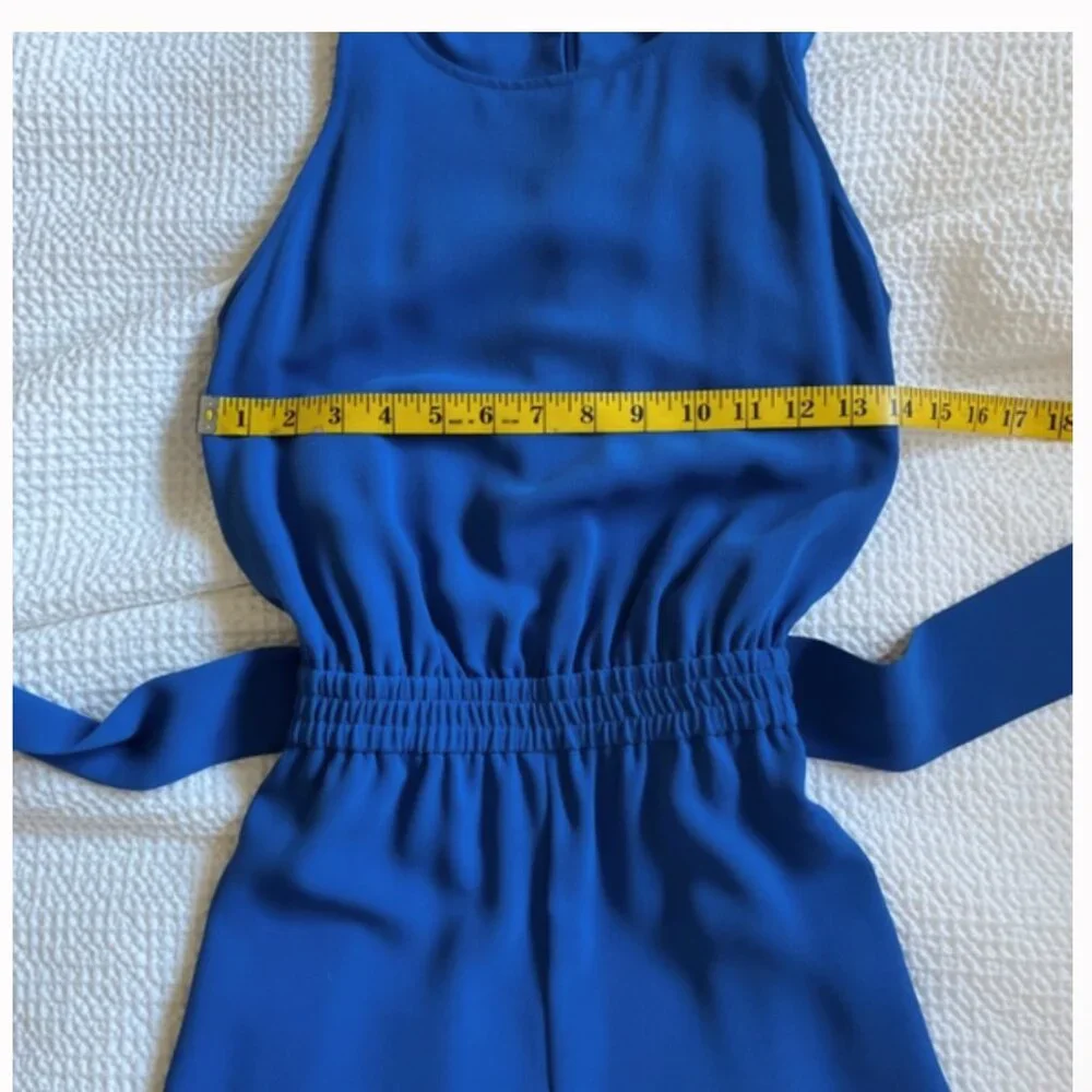 Club Monaco Taye Blue Romper - Picture 7 of 9